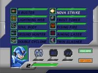 Mega Man X-4, capture d'écran